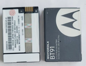 New Oem MOTOROLA OEM BT91 Extended Battery For A455 RAZR VE20 Z6m Q9m Q9e ROKR - Zdjęcie 1 z 1