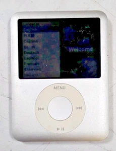 Apple iPod Nano 3ª Generación A 1236 4 GB Plateado - Probado Funcionando - Imagen 1 de 3