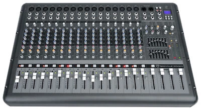 Rockville RPM1870 18 Channel 6000w Powered Mixer w/USB, Effects/16 XDR2 Mic Pres - Image 1 of 4