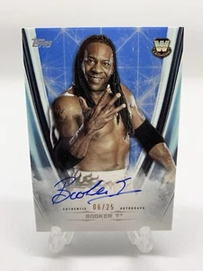 2020 Topps WWE Undisputed Blue 06/25 Booker T #A-BT Authentic Autograph Legends - Picture 1 of 2