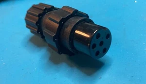 6 pin CB Radio Mic plug - Black - Picture 1 of 2