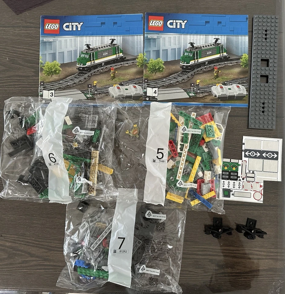 LEGO 60198: Locomotive  City Cargo Train Engine (No Battery Box and Motor) - Image 1 of 1