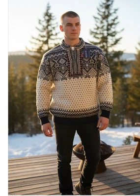 DEVOLD Norway HERREN Woll PULLOVER XL - Bild 1 von 4