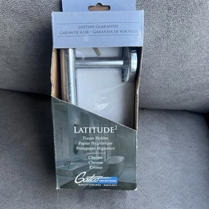 Gatco 4243 Latitude II Euro-Toilettenpapierhalter zur Wandmontage - Chrom - Bild 1 von 5