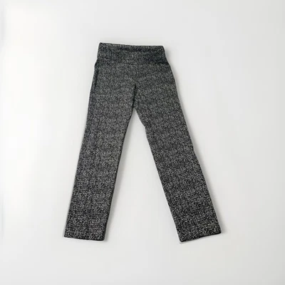 Pantalones capri para mujer INC International Concepts talla 6 negro blanco tiro medio holgados Foto 1 de 4