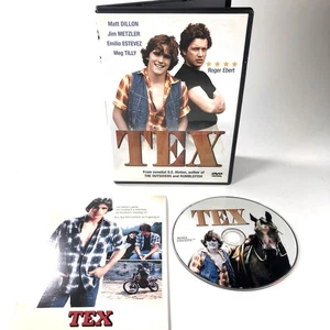 Tex DVD 1982 Teen Drama Matt Dillon Meg Tilly Emilio Estevez VTG Anchor Bay OOP - Bild 1 von 8