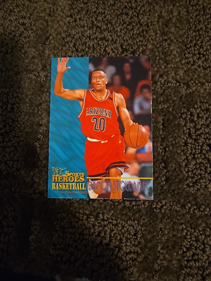 1995-96 Signature дебютанты спортивные герои Дэймон Стоудамир No7 RC - Изображение 1 из 1