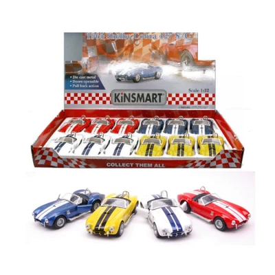 SHELBY COBRA 427 S/C 1965 cm 12 (1 Modellino a Scelta) 1:32 Kinsmart Modellismo  - Immagine 1 di 3