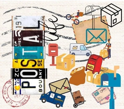 3 Pk Postal Service 20 Oz Sublimation Wrap - Image 1 of 3