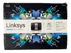 ⭐Cisco Linksys EA6500 Smart Wi-Fi Router Negro Doble Banda Gigabit 4 x Puertos LAN⭐ - Imagen 1 de 7