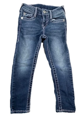 True Religion Girls' Skinny Big T Jeans Size 5 - Image 1 of 4