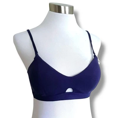 Neiwai 32A Bra Navy Blue Pure Comfort 5/8 Cup Bandeau Wireless Multiway Straps - Image 1 of 4
