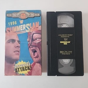 WWF Summerslam 1996 VHS Coliseum Video Tested WWE Rare - Picture 1 of 4