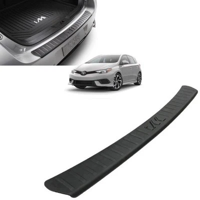 OEM Genuine Toyota Scion iM Black Rear Bumper Protector w Logo PT738-12170 - Image 1 of 2