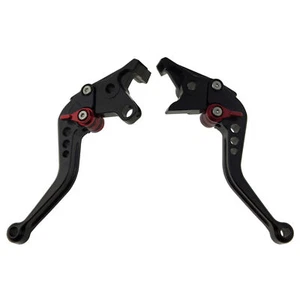 Hand Black For Kawasaki Ninja ZX 9R 1000 CNC Shorty Brake Clutch Levers Finger - Picture 1 of 4