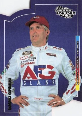 2001 Press Pass NASCAR Racing Trackside Die-Cut #58 David Green - Image 1 of 3