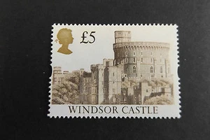 SG 1614 GB QEII 1992 Castle High Value Definitive Stamp £5 Brown / Gold MNH - Picture 1 of 1