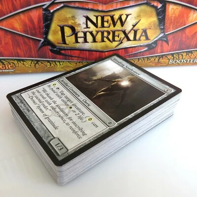 NEW PHYREXIA ~ Complete 60 Card COMMON SET MtG gitaxian probe mutagenic growth - Image 1 of 2
