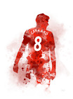 ART PRINT Steven Gerrard, Liverpool, Football, Captain, Sport, Wall Art, Gift