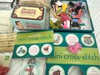 Mixed Craft Lot Cross Stitch Confetti PinUp Cards Tarot Cards Halloween Stickers