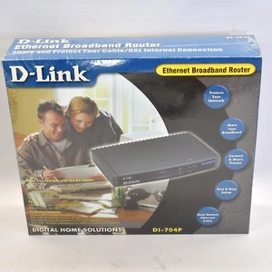 D-Link DI-704P Ethernet Banda Ancha Router Digital Hogar Nuevo Caja Sellada - Imagen 1 de 3