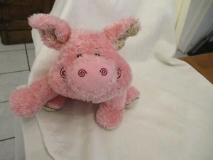 Dandee Schwein Plüsch Floral Dan Dee Blumen liebevoll flauschig liegend Baby 12 Zoll Ferkel - Bild 1 von 3
