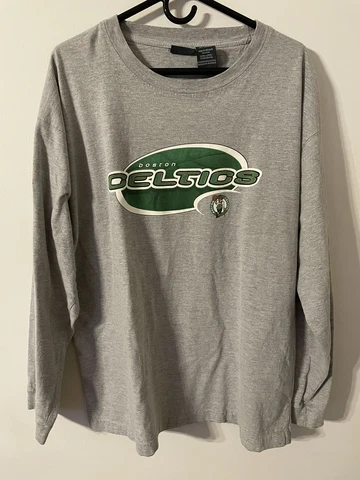 Vintage 90s 00s Boston Celtics Sweater Y2k NBA Basketball LongSleeve Crewneck XL Cover