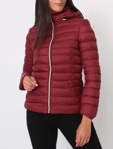 Giubbotto donna invernale piumino 100 grammi cappuccio giacca da S M L XL XXL - Foto 1 di 4