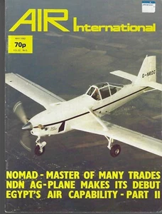 AIR INTERNATIONAL magazine May 1982 issue Vol 22 #5 - Picture 1 of 1