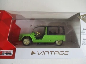MINIATURE CITROEN MEHARI VERTE MONDO MOTORS 1/43 - Imagen 1 de 4
