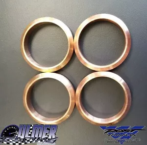 Ulmer Racing Yamaha Snowmobile Copper Exhaust Gasket Donuts Set Apex Attak RX-1 - Picture 1 of 2