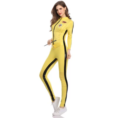 Tuta Moto Donna Sexy Costumi Cosplay Adulto GIOCO Corsa Ragazza Clubwear - Immagine 1 di 4