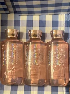 3 Pc Set BATH & BODY WORKS Pink Suede Body Wash 10 OZ X3 *NEW* HTF - Picture 1 of 4