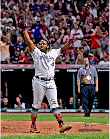 Vladimir Guerrero Jr. Toronto Blue Jays Unsigned Home Run Derby Photo Cover