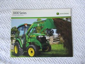 John Deere 3005 3032E 3038E 3520 3320 3720 3000 series tractor brochure 16 pages