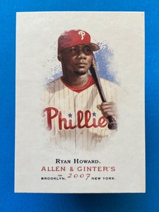 2007 Topps Allen & Ginter Ryan Howard #1