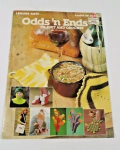 Folleto artesanal de ganchillo tejido Odds n Ends 1977 de colección #99 instrucciones - Imagen 1 de 5