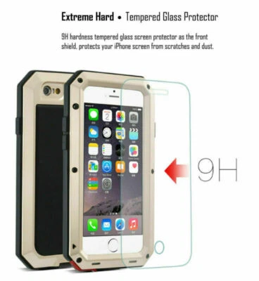 360 For iPhone Mini 12 11 Pro Max XR Case Aluminum Shockproof Cover Phone Case - Image 1 of 4