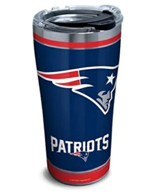 New England Patriots Stainless Steel Insulated Tumbler Tervis 20 Oz Hot Cold - Image 1 of 4