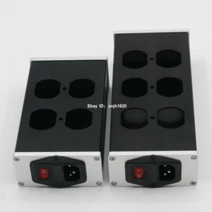 Carcasa completa de aluminio HIFI PSU AC chasis estándar estadounidense enchufe de alimentación de EE. UU. - Imagen 1 de 6