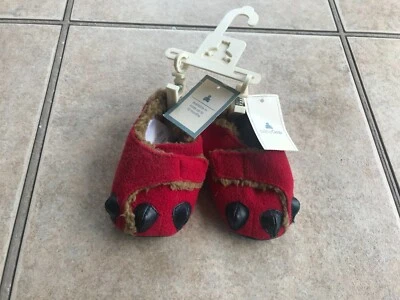NWT! baby Gap Infant Monster Baby Shoes Slippers Fur Lining Size 6-12 Month WOW! - Image 1 of 3