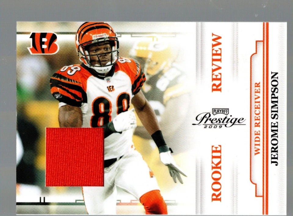 2009 Playoff Prestige Rookie Review Materials #27 Jerome Simpson - Image 1 of 1