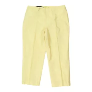 Pantalones cortos Ralph Lauren para mujer | Pantalones cortos de diseñador informales amarillos vintage - Imagen 1 de 6