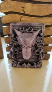 Pokemon 3D kaart uit Resin materiaal Haunter in zwart/drybrushed paars - Photo 1/3