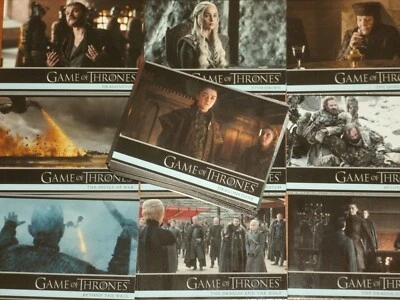 GAME OF THRONES 'SEASON SEVEN '  Complete Base Set Of 81 Trading Cards 2018 - Image 1 of 2