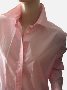 Lauren Ralph Lauren Women's Pink Long Sleeve Button Down Shirt Sz. L - Picture 1 of 3