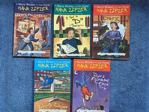 Hank Zipzer Book Collection #'s 1-5 PB Books Henry Winkler Lin Oliver - Imagen 1 de 8
