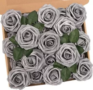 Artificial Flowers Fake Flowers Roses Perfect for DIY Wedding Bridal Bouquets... - Picture 1 of 10