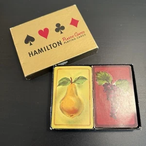 Cartas de juego Hamilton Pinochle vintage - 2 barajas - Imagen 1 de 7