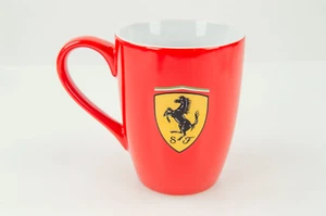 Red Ferrari Scuderia Scudetto Prancing Horse Licensed Coffee Mug By Brandon - Picture 1 of 6
